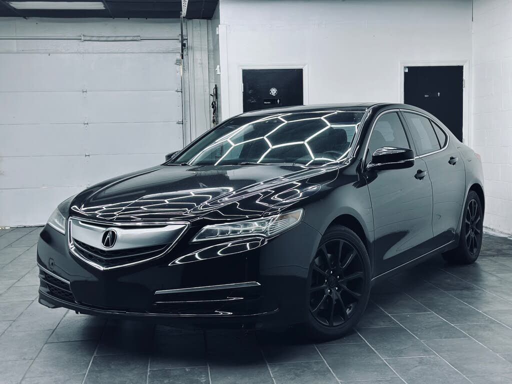Crystal Black Pearl 2016 Acura TLX Sedan Front-Wheel Drive Automatic