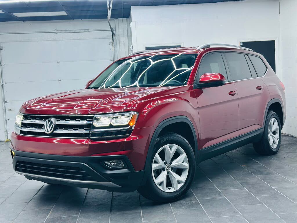 Fortana Red Metallic 2019 Volkswagen Atlas SUV / Crossover Front-Wheel Drive Automatic